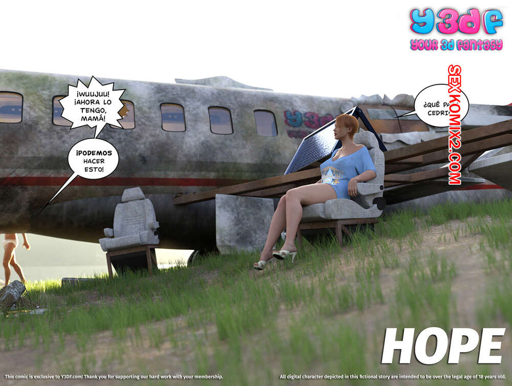Comic porno HOPE. Parte 1. Y3DF.