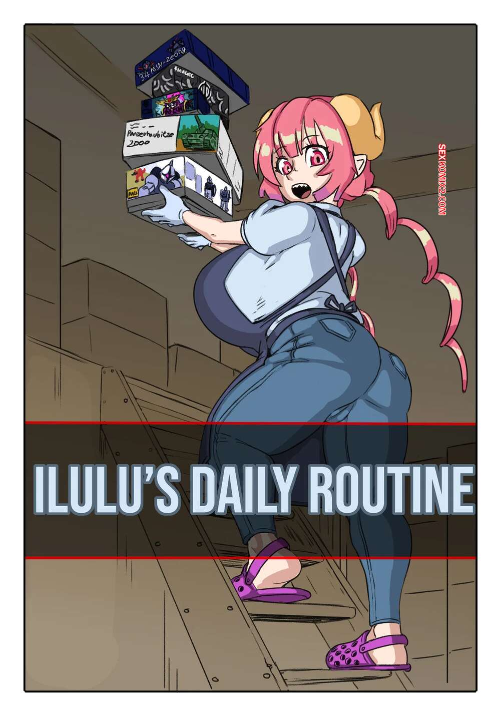 Comic porno Ilulu at her Work. Miss Kobayashis Dragon Maid. AnythingGoes