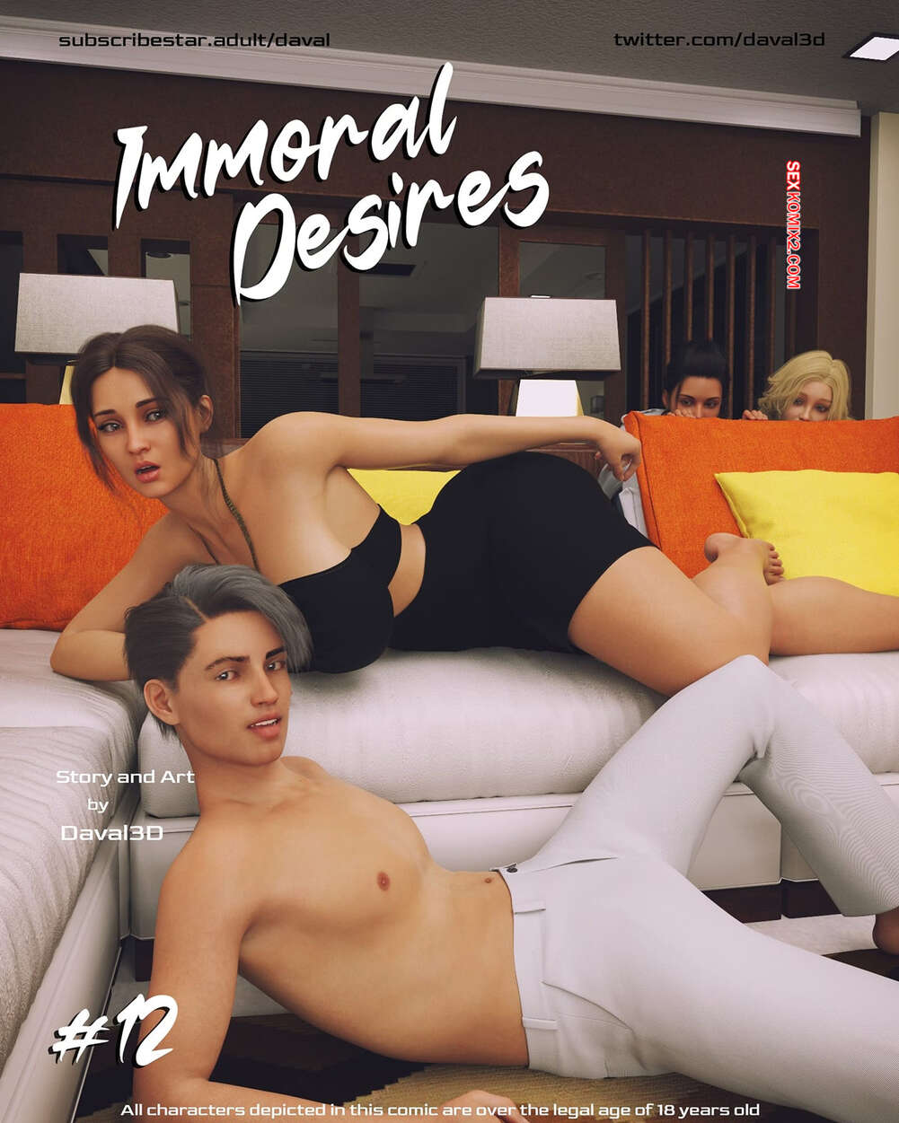 Comic porno IMMORAL Desires. Parte 12. Daval3D
