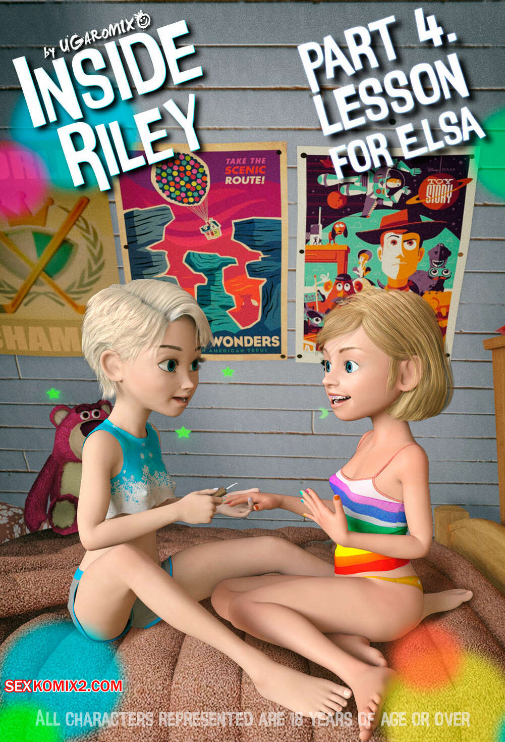 Comic porno INSIDE RILEY 4. Lesson for Elsa. Ugaromix.