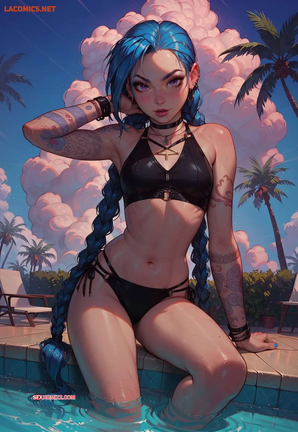 Comic porno Jinx Learns To Relax. LowFireStudios