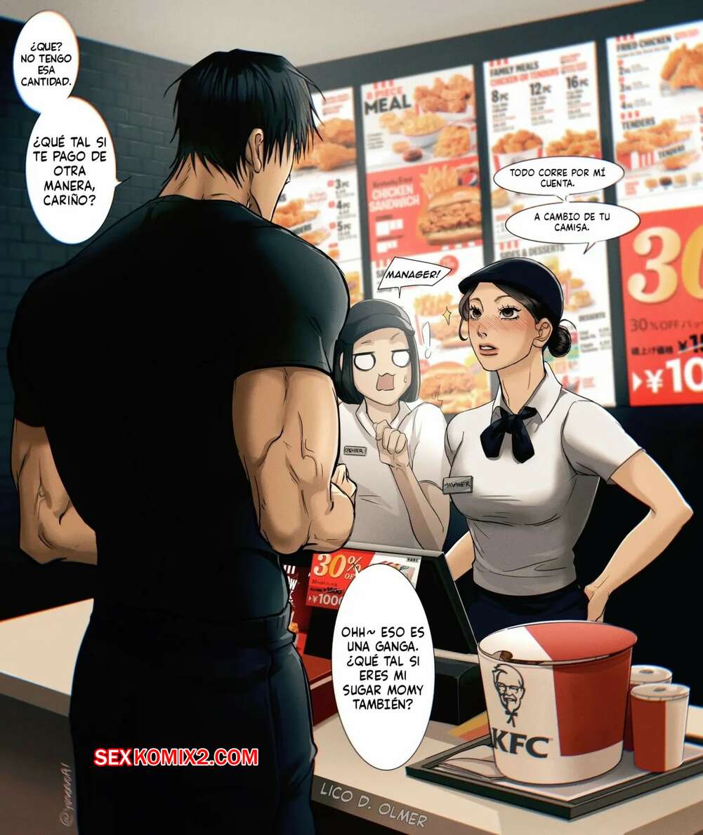 Comic porno KFC. Yuana