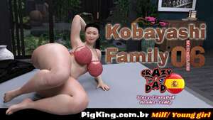 Comic porno KOBAYASHI Family. Parte 5. CrazyDad3D