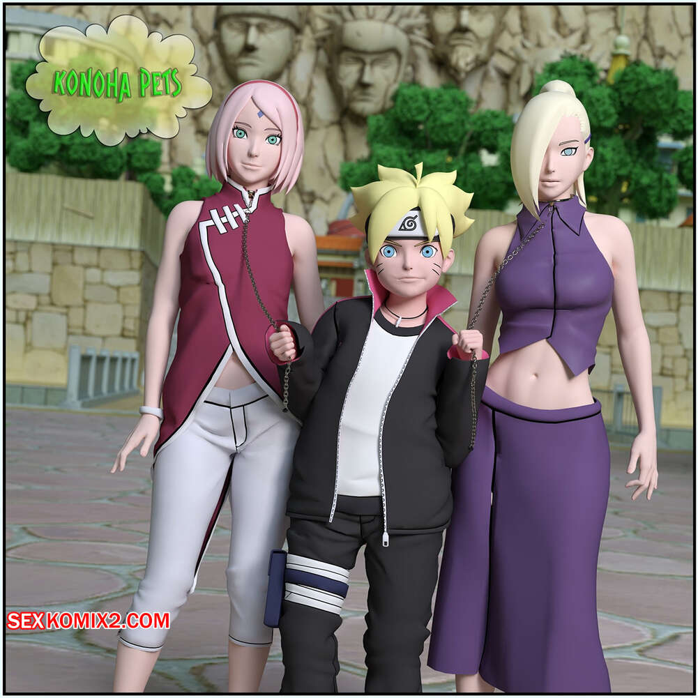 Comic porno KONOHA PETS. Darkfaust.