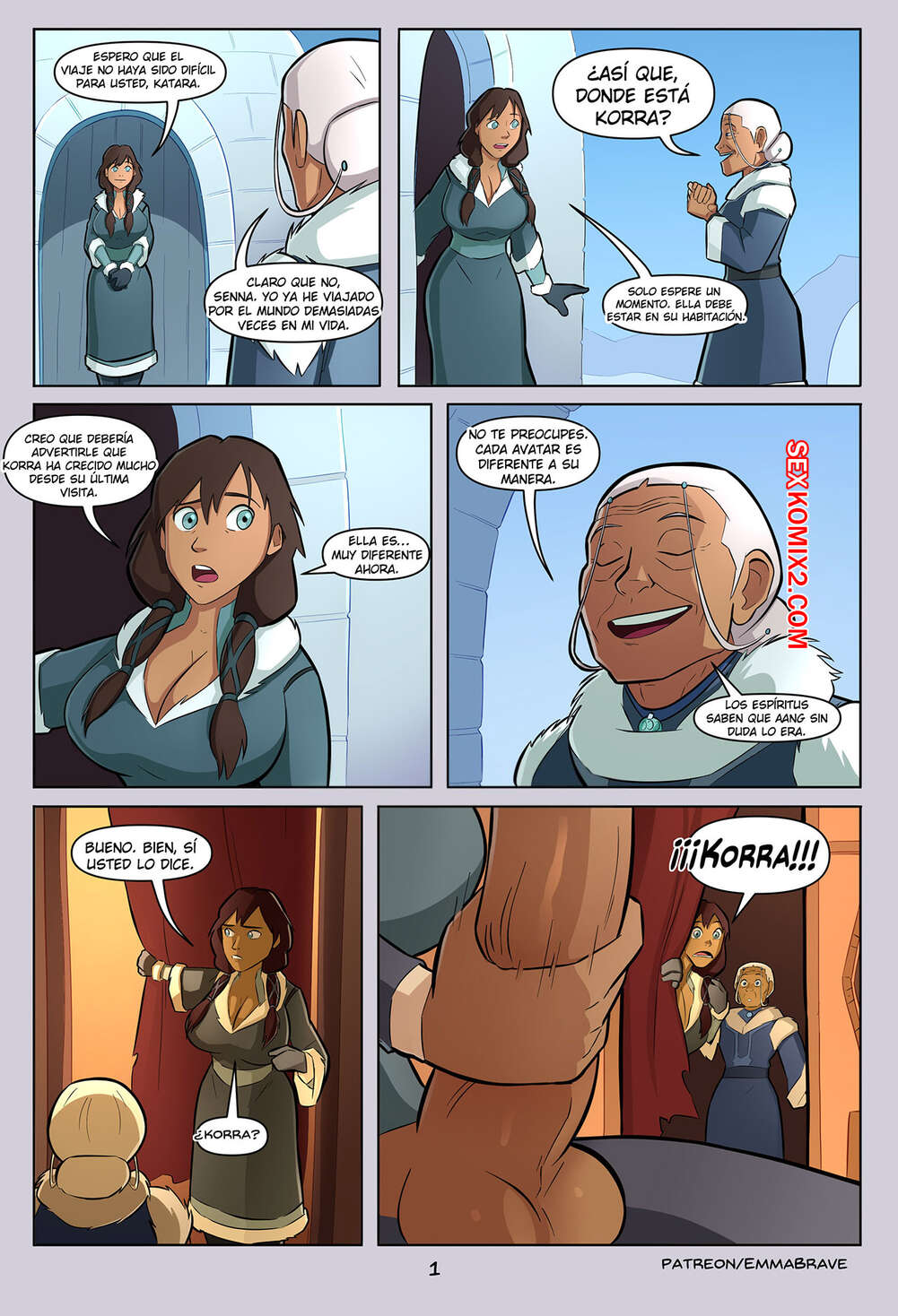 ✅️ Comic porno KORRA Book One cómico de sexo belleza morena caliente |  Comics porno en español solo para adultos | sexkomix2.com