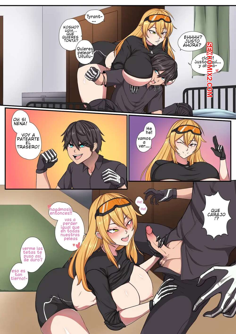Comic porno Kosho x Tyran. El Combate Sexual. Haikon Knight