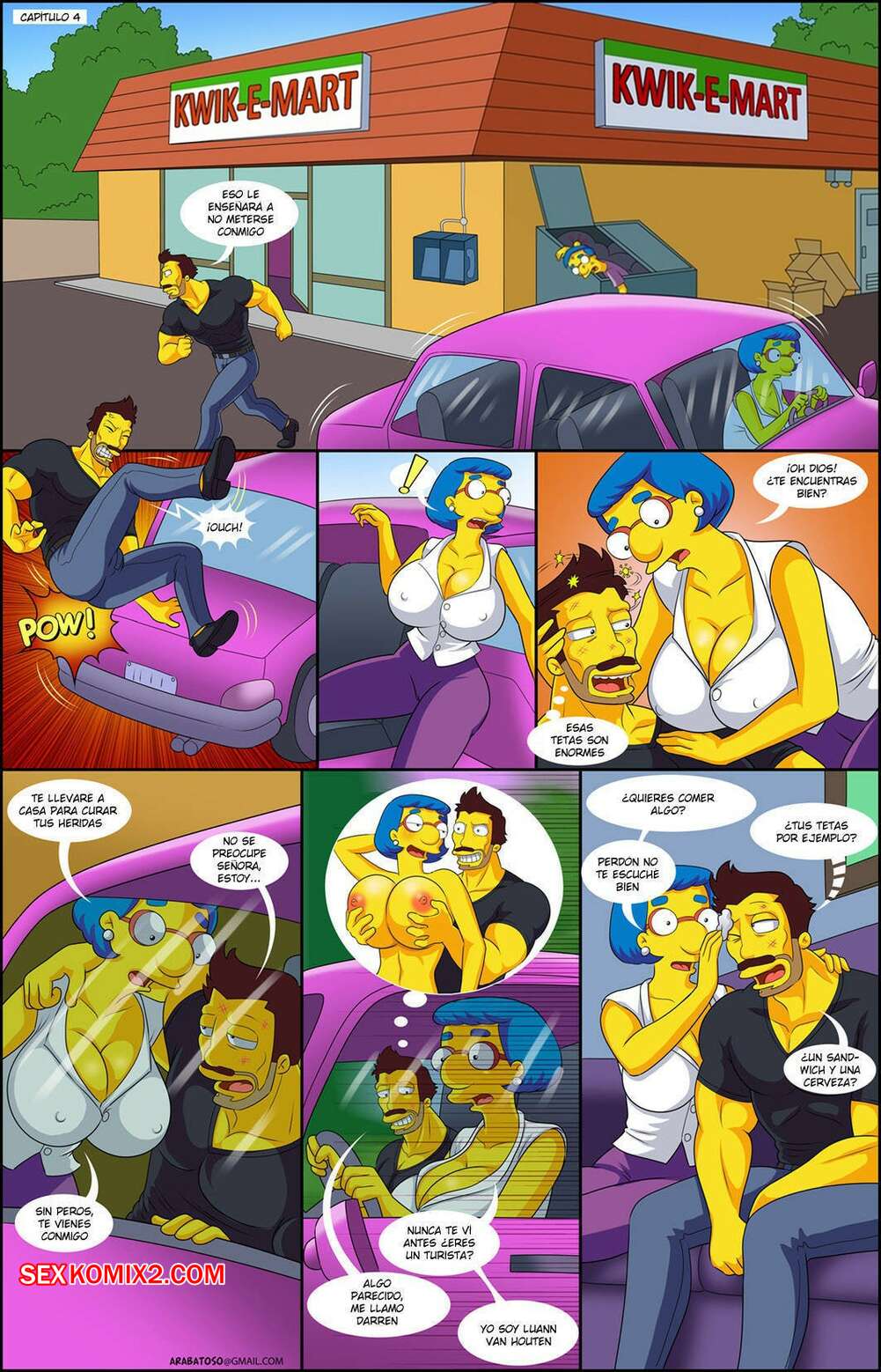 Comic porno La AVENTURA de DARREN. Parte 4. Arabatos.