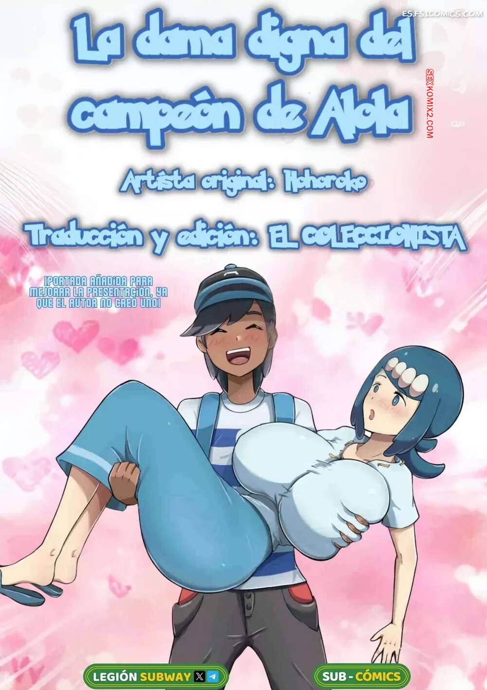Comic porno La Dama Digna del Campeón de Alola. Pokemon. Hohoroko
