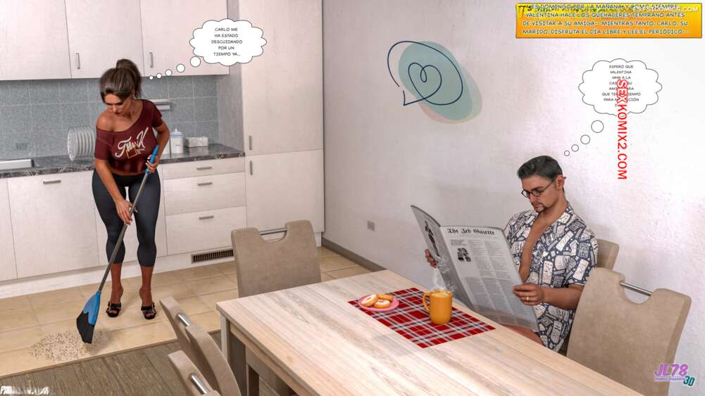 Comic porno La Eleccion De Valentina. JL78