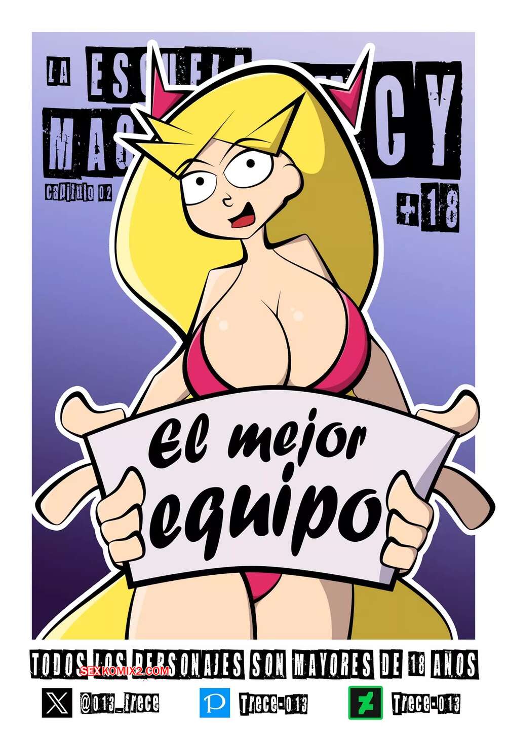 Comic porno La Escuela Magica de Lucy 2. Trece013