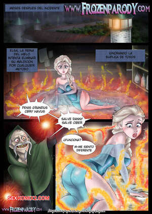 Comic porno La Maldicion de ELSA. Frozen Parody.