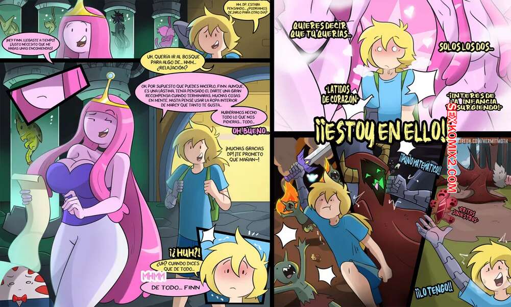 Comic porno La Recompensa de Finn. Hermit Moth