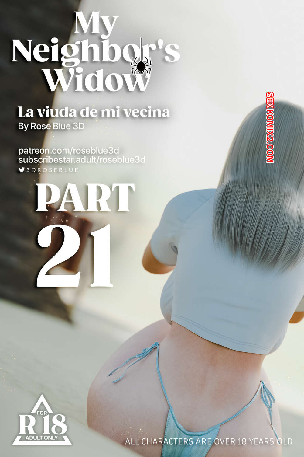 ✅️ Comic porno La VIUDA de mi VECINA. Parte 21. Roseblue3D. cómico de sexo  chico y la ✅️ | | Cómics porno con hentai en español solo para adultos |  wporncomics.com