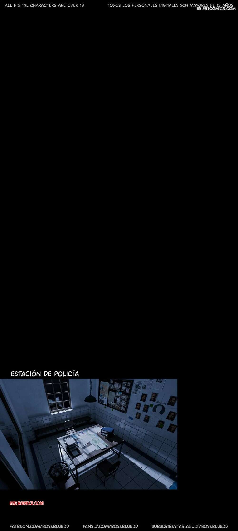 Comic porno La VIUDA de mi VECINA. Parte 52. Roseblue3D