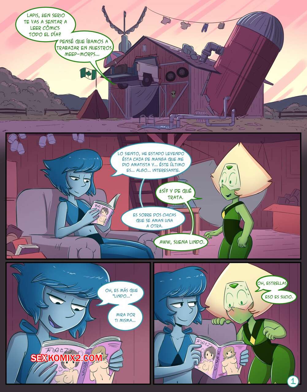 Comic porno LAPIDOT. Cubed Coconut.