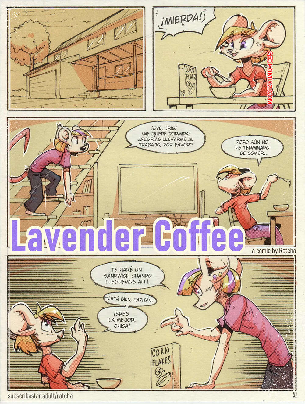 Comic porno LAVENDER Coffee. Ratcha.
