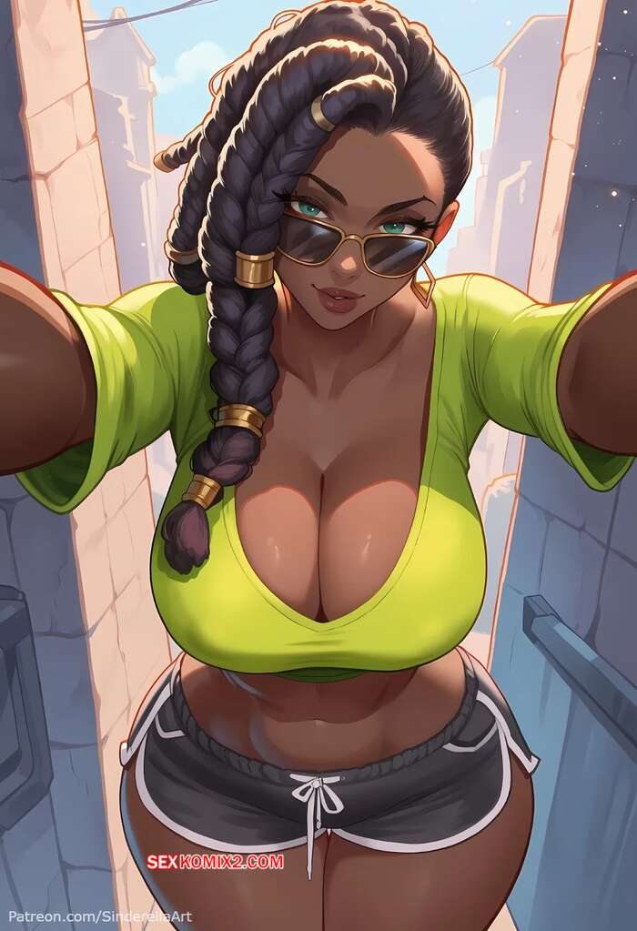 Comic porno League of Legends. Senna. SinderellaArt