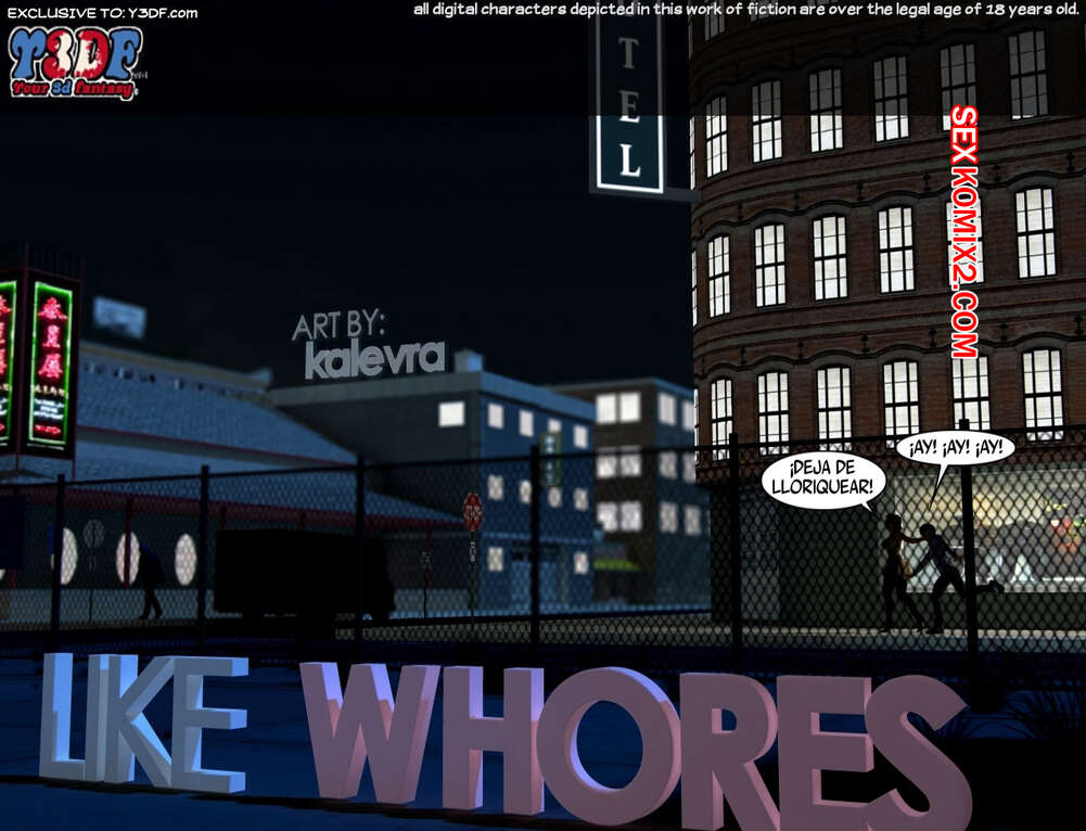 Comic porno LIKE WHORES. Y3DF.