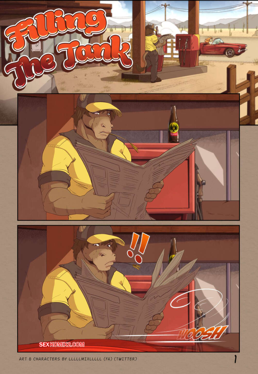 Comic porno LLenando el TANQUE. llMiXll.