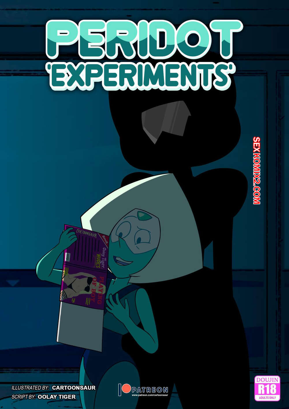 Comic porno Los Experimentos de PERIDOT. Cartoonsaur.