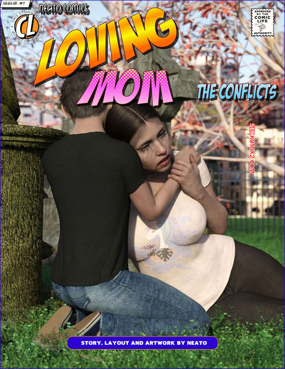 Comic porno LOVING MOM. Parte 1. Neato.