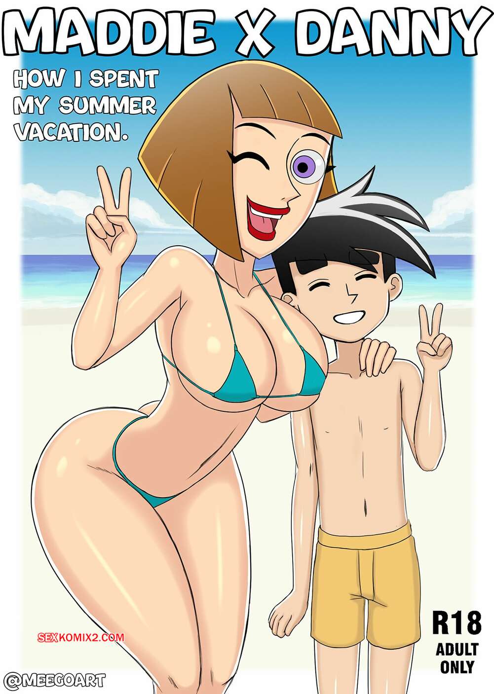 Comic porno MADDIE x DANNY. Parte 1. Meegol.