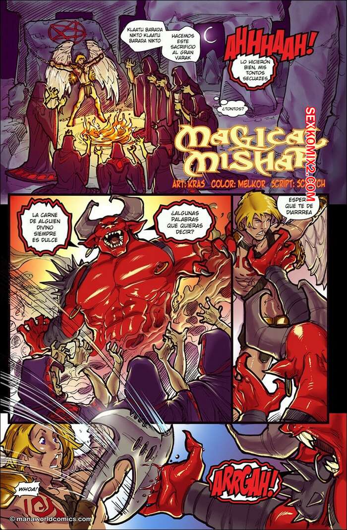 Comic porno MAGICAL Mishap. Manaworldcomics.