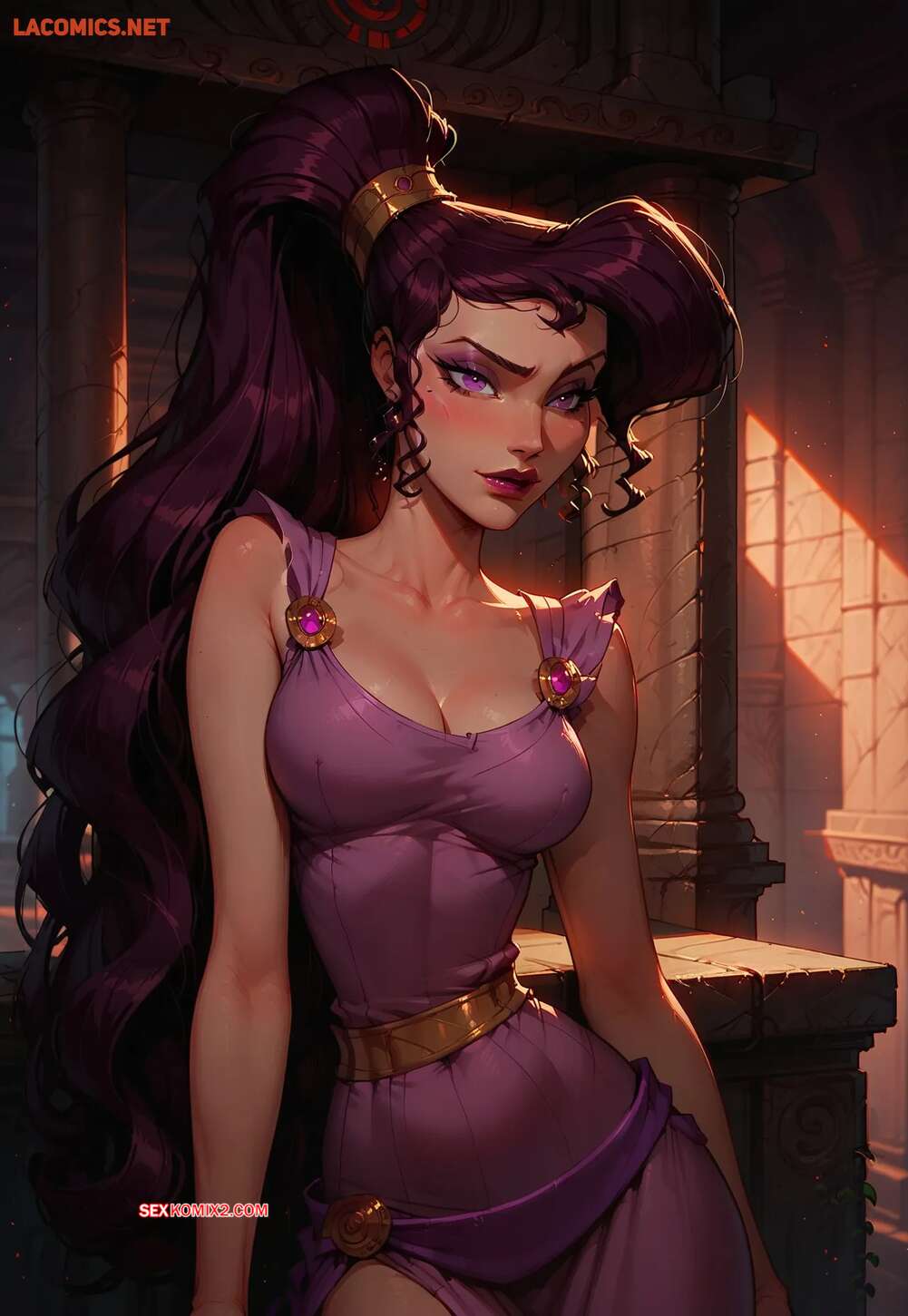 Comic porno Megaras Temple of Worship. LowFireStudios