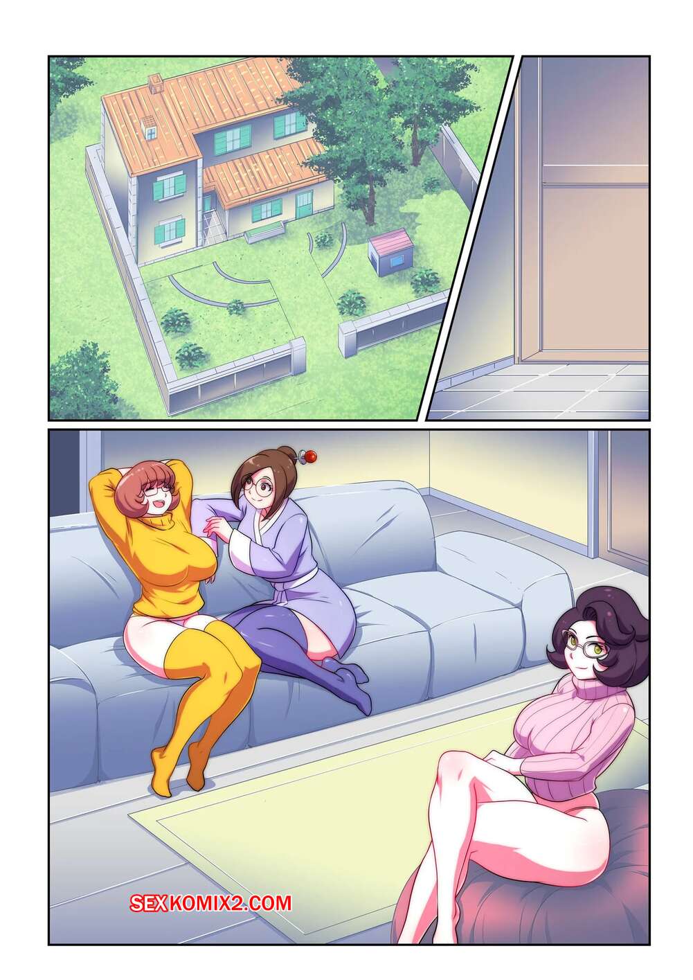 Comic porno Mei, Velma, Wicke. Bokuman