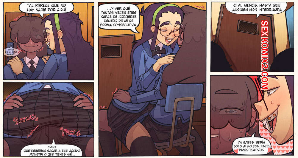 Comic porno METEOR CREEK. Investigando despues de CLASES. Zamoshvik.