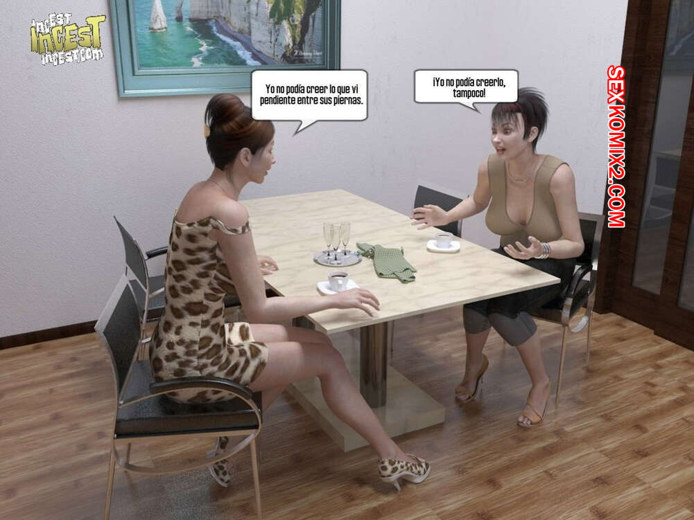 Comic porno Mi HIJO es un POLLALARGA. Incest.