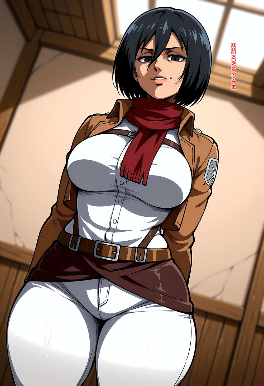 Comic porno Mikasa Ackerman x BBC. Floxin