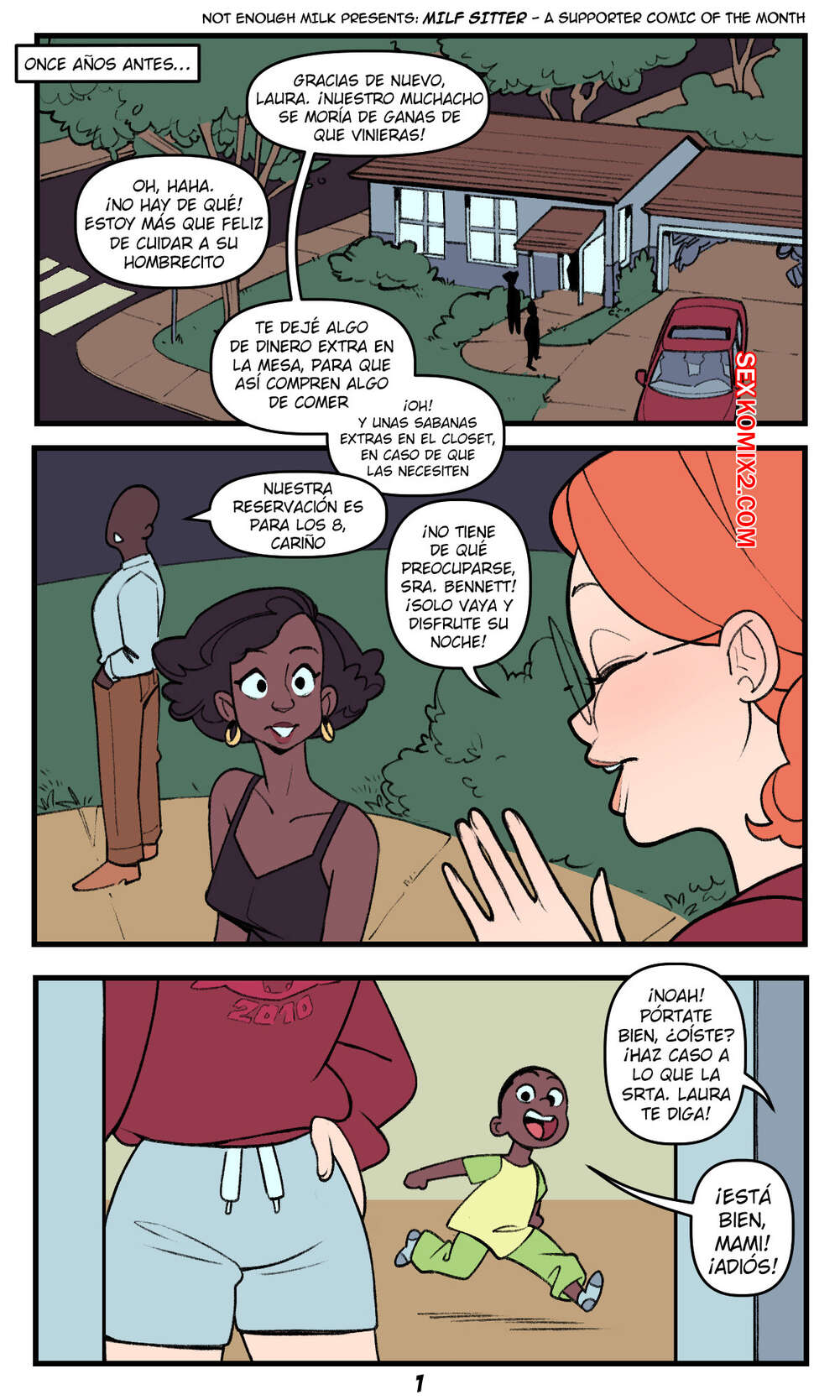 Comic porno MILF Sitter. Not Enough Milk.