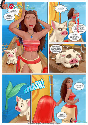 Comic porno MOAN ISLAND. Parte 3. Moana.