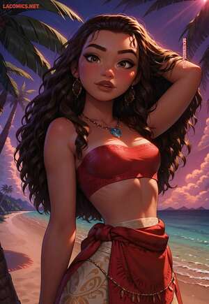 Comic porno Moanas Beach Day. LowFireStudios