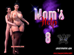 Comic porno MOMS HELP. Parte 8. CrazyDad3D