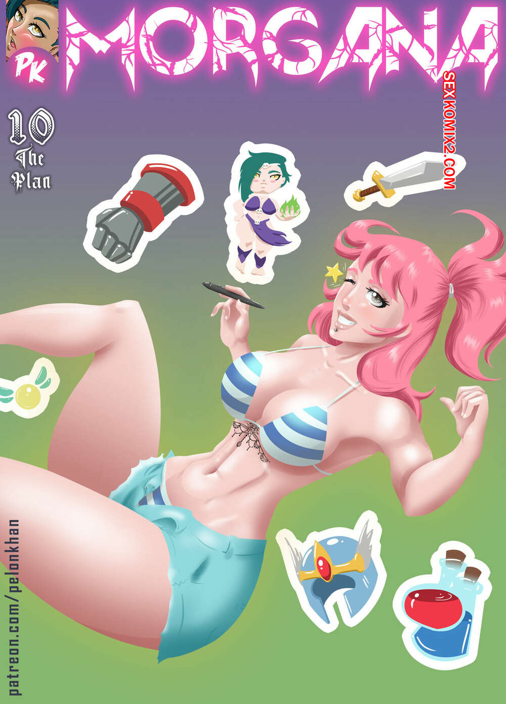 Comic porno Morgana 10. PelonKhan