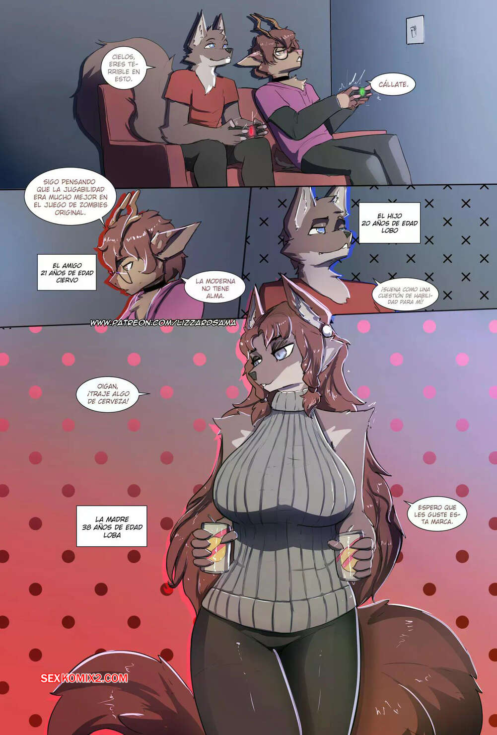 Comic porno My FRIENDS MOM. LizzardSama.