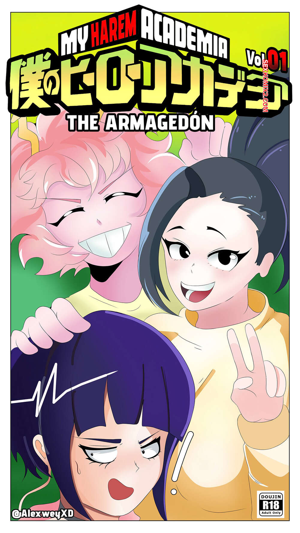 Comic porno My HAREM ACADEMIA. The Armagedon. AlexWey.
