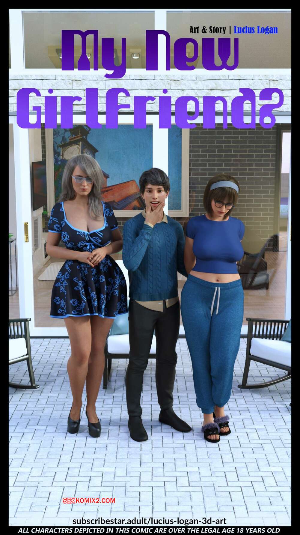 Comic porno My NEW GIRLFRIEND. Parte 1. Lucius Logan.