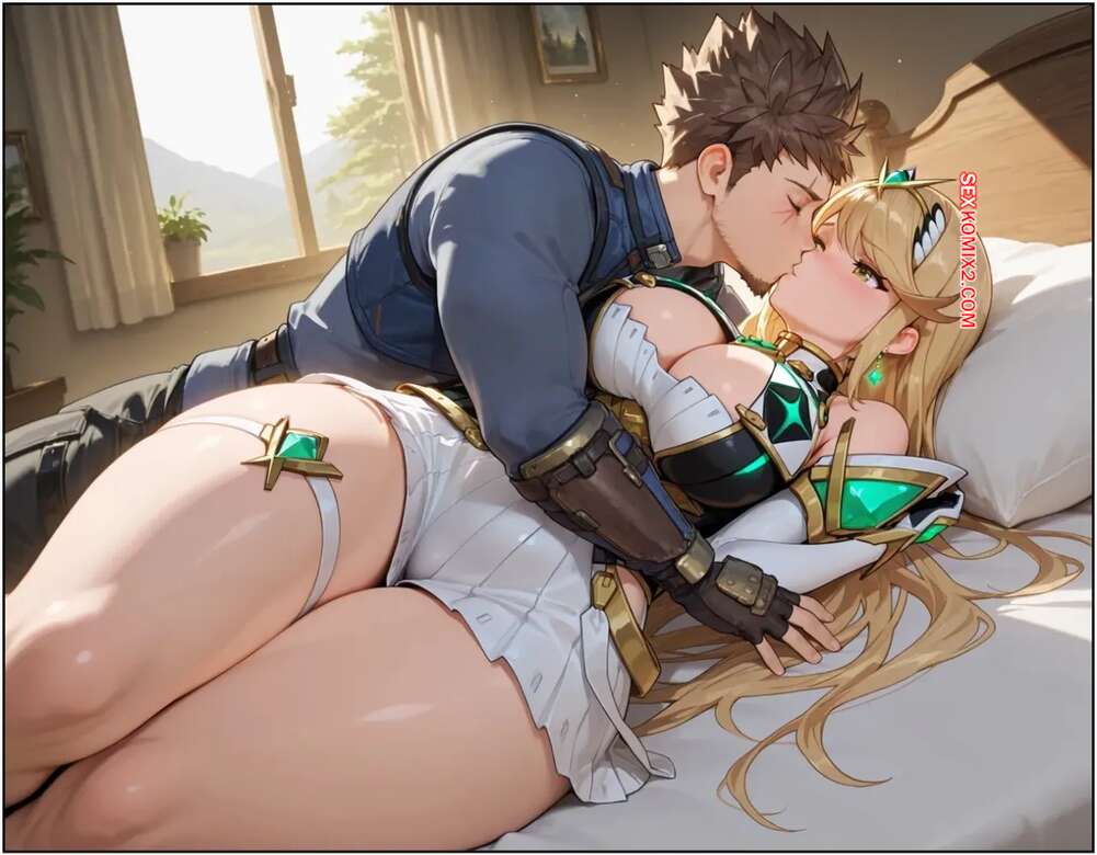 Comic porno Mythra x Rex. Loratta