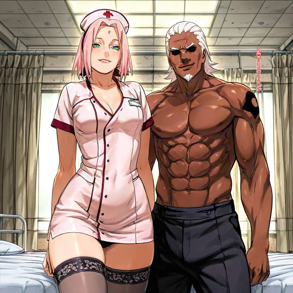 Comic porno Naruto. Sakura x Raikage. narugirls ai