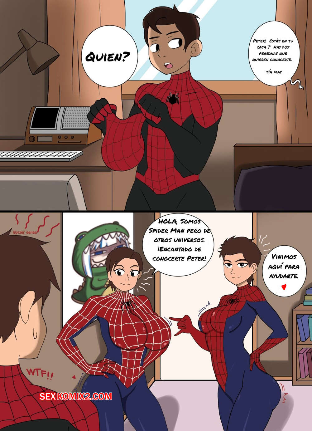 Comic porno No WAY HOME. Vn Simp.