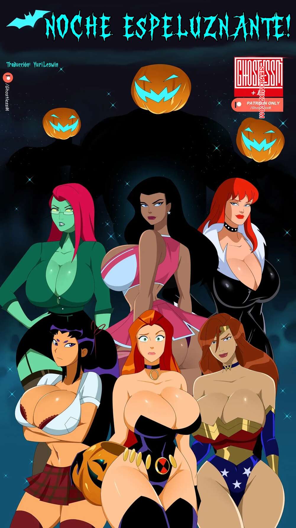 Comic porno Noche Espeluznante. Ghostlessm