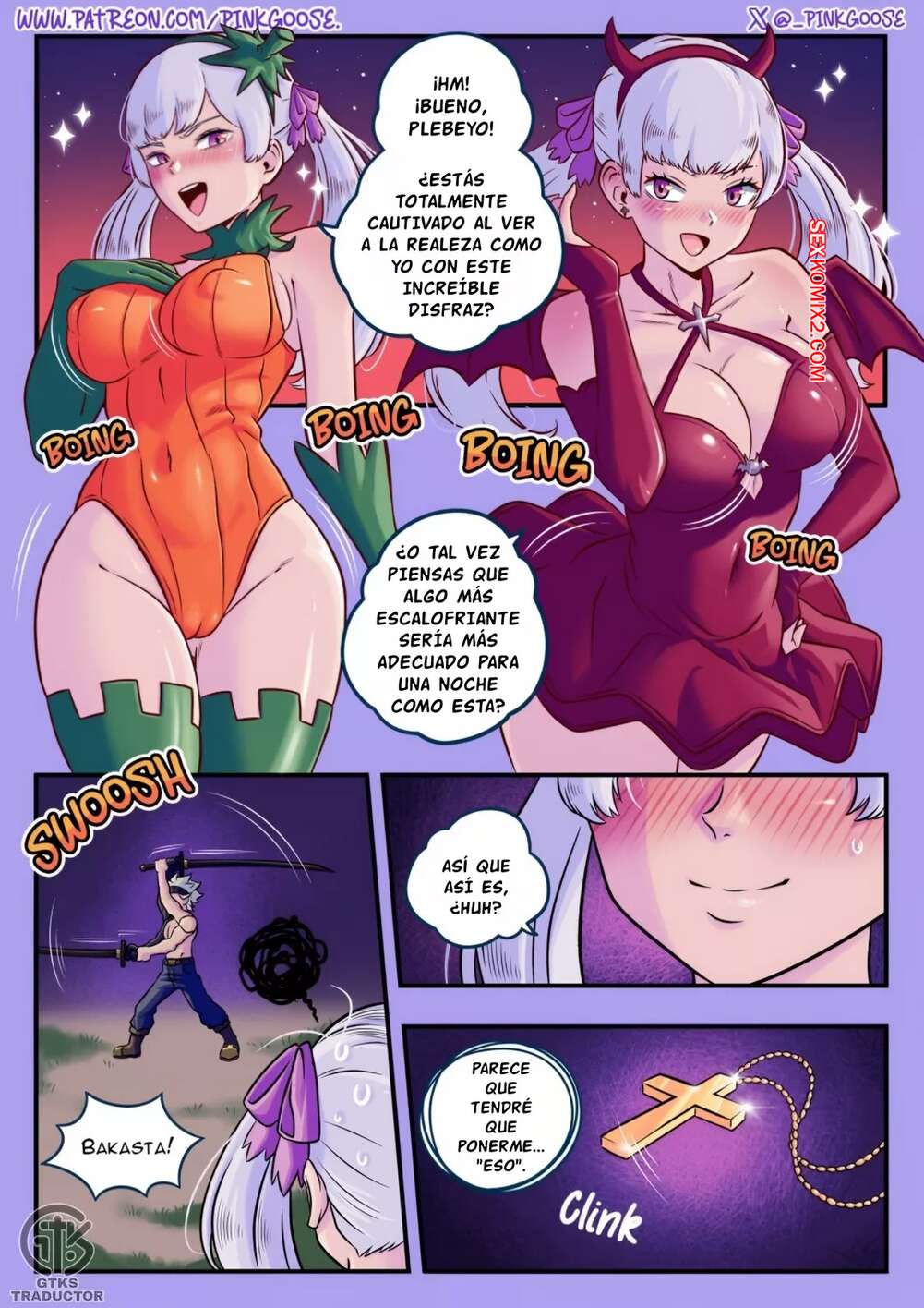 Comic porno Noelle x Asta x Nero. PinkGoose