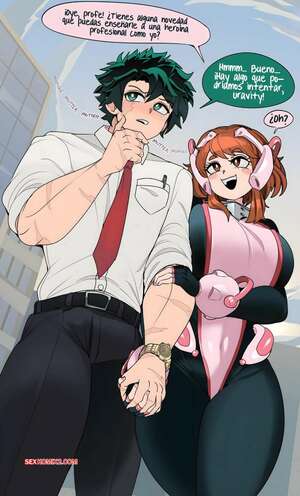 Comic porno Ochako URARAKA and IZUKU Midoriya. CaptainKirb. Comic porno Ochako URARAKA and IZUKU Midoriya. CaptainKirb.