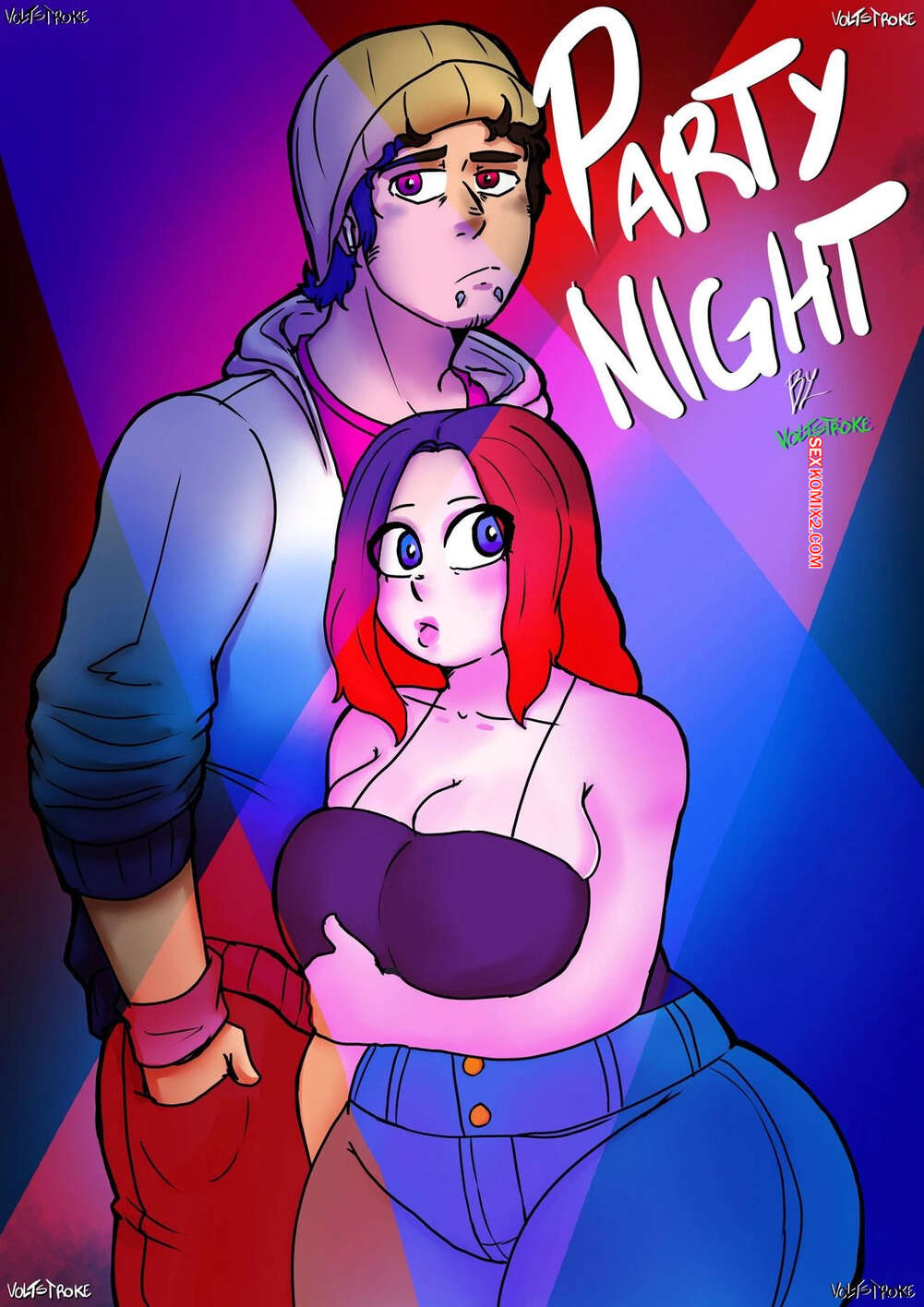 Comic porno PARTY Night. Volt Stroke.