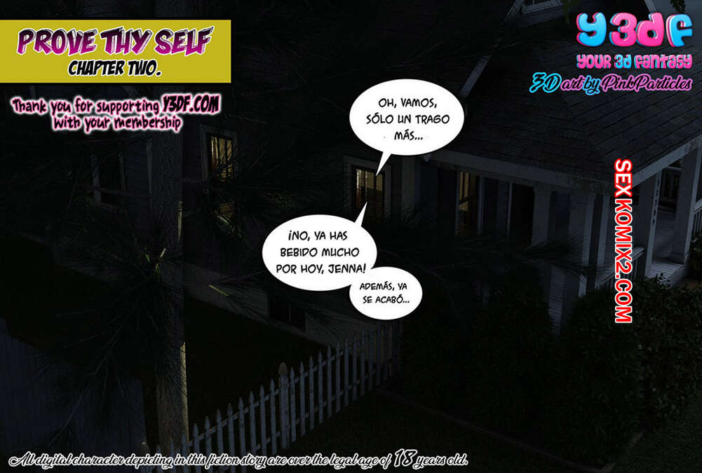 Comic porno PROVE thy Self. Parte 2. Y3DF.