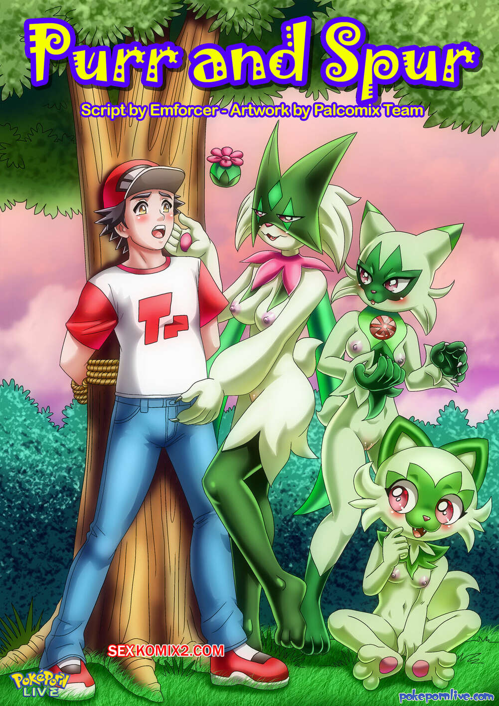 Comic porno PURR and SPUR. Palcomix.