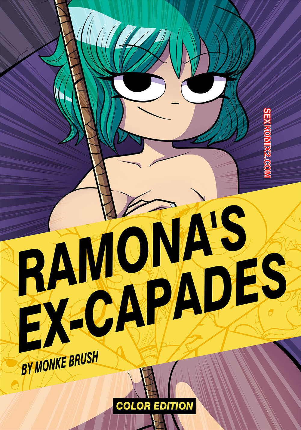 Comic porno RAMONAS Excapades. Monke Brush.
